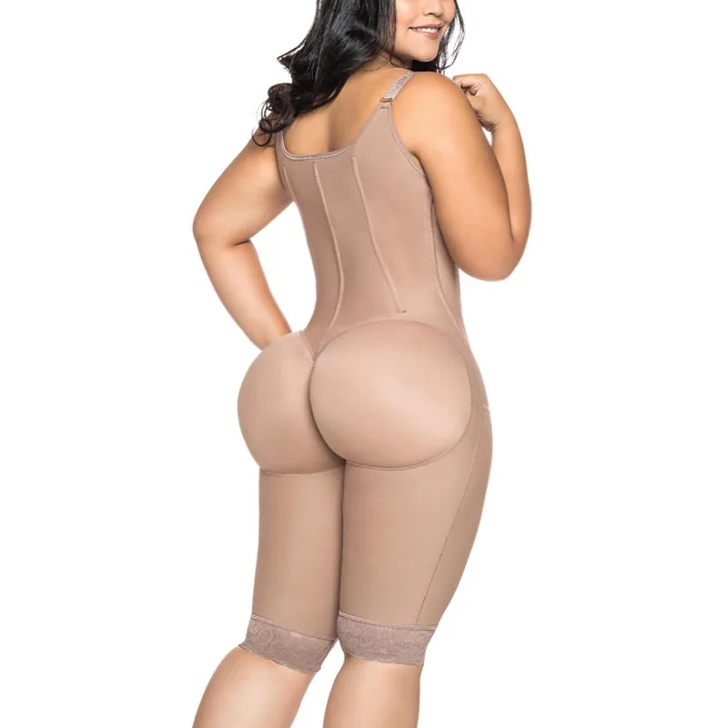 Fajas Colombia High Qualit Fajas Colombia High Qualit Open Breasted Button Up Shapewear Women's  A Comfy Shaping Jumpsuit