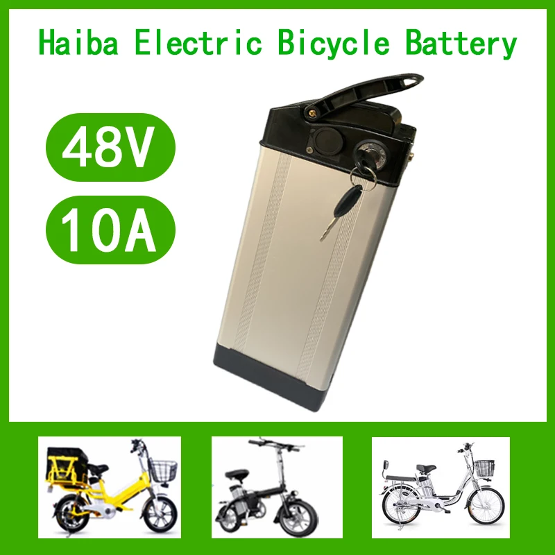 

48V 10A Haiba Bike Battery Pack Lithium Battery For MX21 AOSTIRMOTOR A20 Folding Electric Bicycle