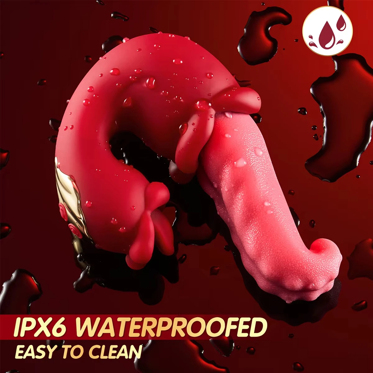 BESTCO 18 + Female Nipple Clit Tongue Vibrator Tools Licking Swing 3 in 1 Masturbation Adult Sex Toy Erotic Goods for Women Shop