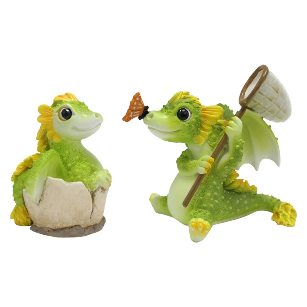 

Resin Recycled Resin. Positivity - Decoration Small Dinosaur - Resin Decoration As Show Crafts Creative Decoration