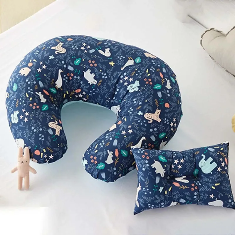 Newborn Breastfeeding Pillows Multifunctional Soft Cotton U-Shaped Head Support Feeding Cushion Maternity Pillow Breastfeeding