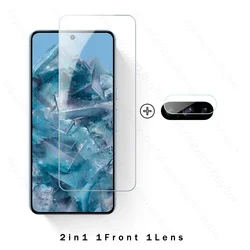 Ultimate 5G Phone Protection Kit - Premium Case with 8-in-1 Camera Lens & Tempered Glass Screen Protector for Google Pixel8pro (2In1 1Front 1Lens)