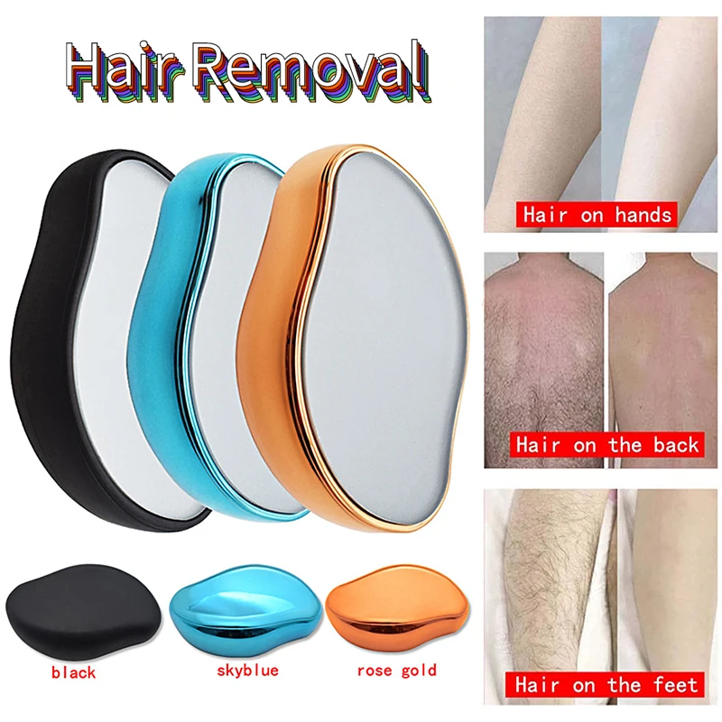 

2022 New Physical Hair Removal Safe Epilator Easy Cleaning Reusable Body Beauty Depilation Tool Glass Hair Removal Body Underarm