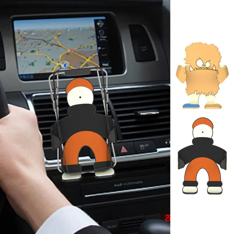 

Cute Car Phone Holder Autos Women Smart Phone Stand Air Outlet Clip Automoibles Cute Cartoon Stand Vent Clip Mount Holder