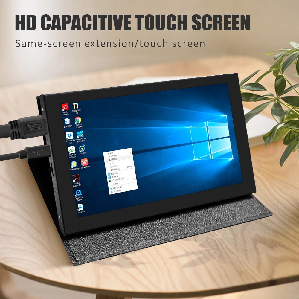 HDMI LCD (H) ǻ , 1024x600 IPS  ġ ũ,     Win10  , 7 ġ