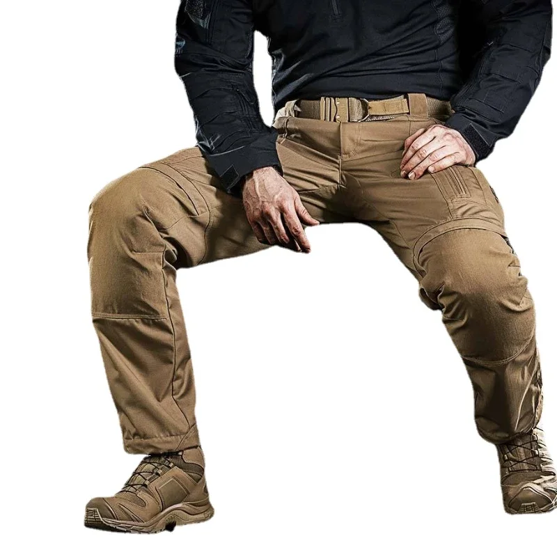 Hunting Trousers Men Cargo Pants Tactics Wear Resistant Multiple Pockets Hunting Tactical Pants Casual Spring Autumn Men's Trousers Hiking