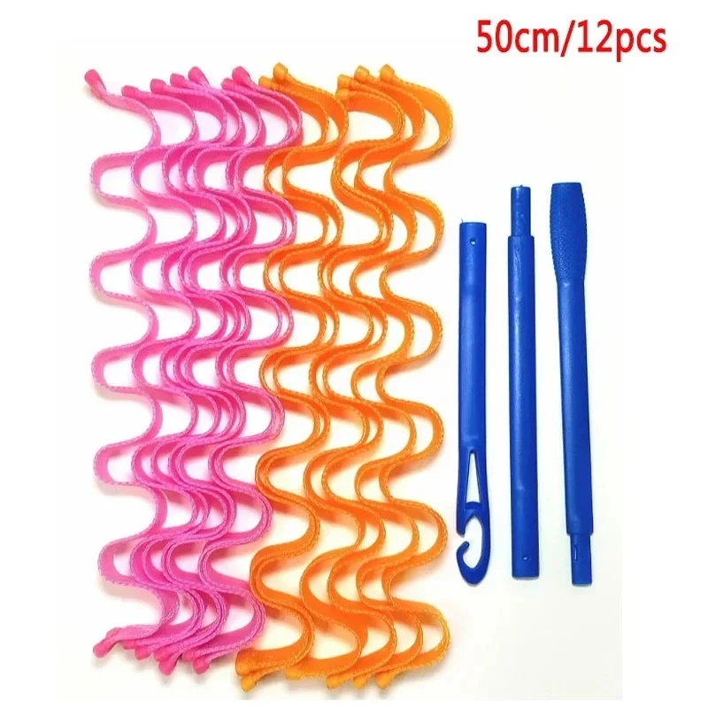 Silk Heatless Hair Curling Headband - Soft Foam Hair Styling Tool for Effortless, No-Heat Curls