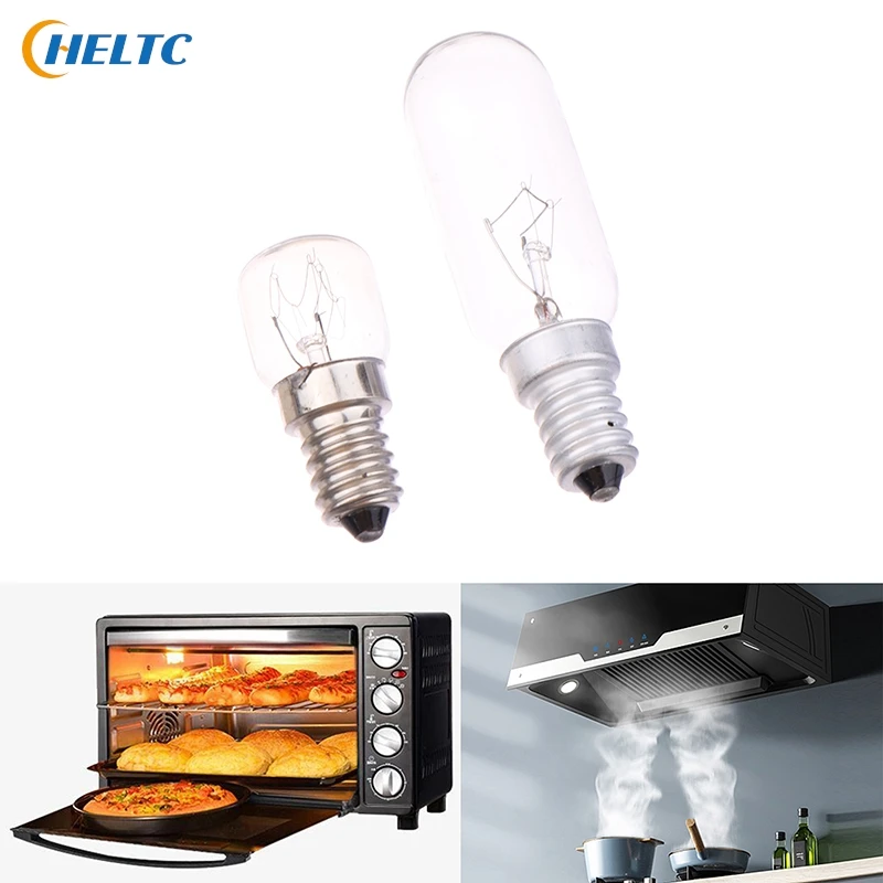 1*E14 LED Light T22/T25 15/40W Cooker Hood Filament Lamp Extractor Fan Bulb High Temperature Resistant Lighting 220V Edison Bulb