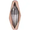 Trendy Travel Makeup Brush Holder, Silicon Material Portable For Getting Ready, Travelling, Cosmetic Case Makeup Organizers 3
