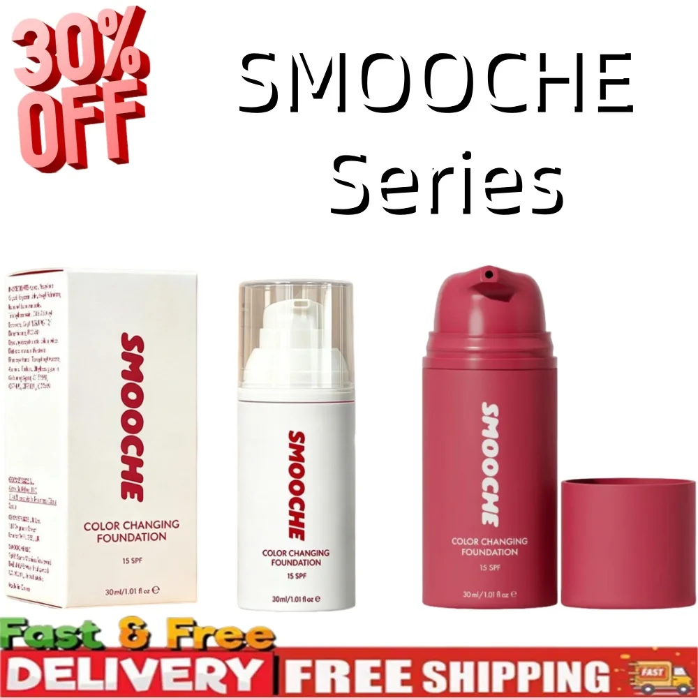 Smooche Fondotinta Liquido Intelligente che Cambia Colore SPF15 30ml, Correttore Viso Idratante con Vitamina E, Base Trucco Naturale Perfetta