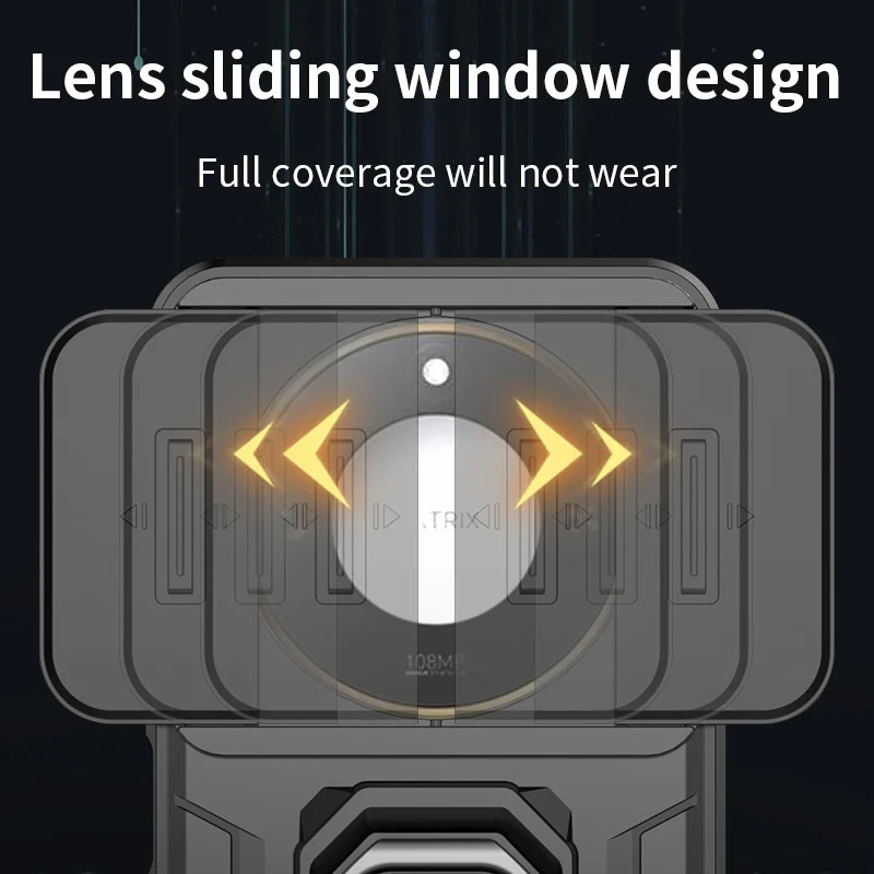 Armor Shockproof Case with Ring Stand Holder - Protective Cover