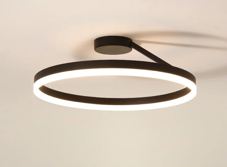 White/Black Restaurant Ceiling Light Nordic Ceiling Lamp Modern LED Simple Design Single Circle  Bedroom Kitchen Home Lighting recessed ceiling Ceiling Lights