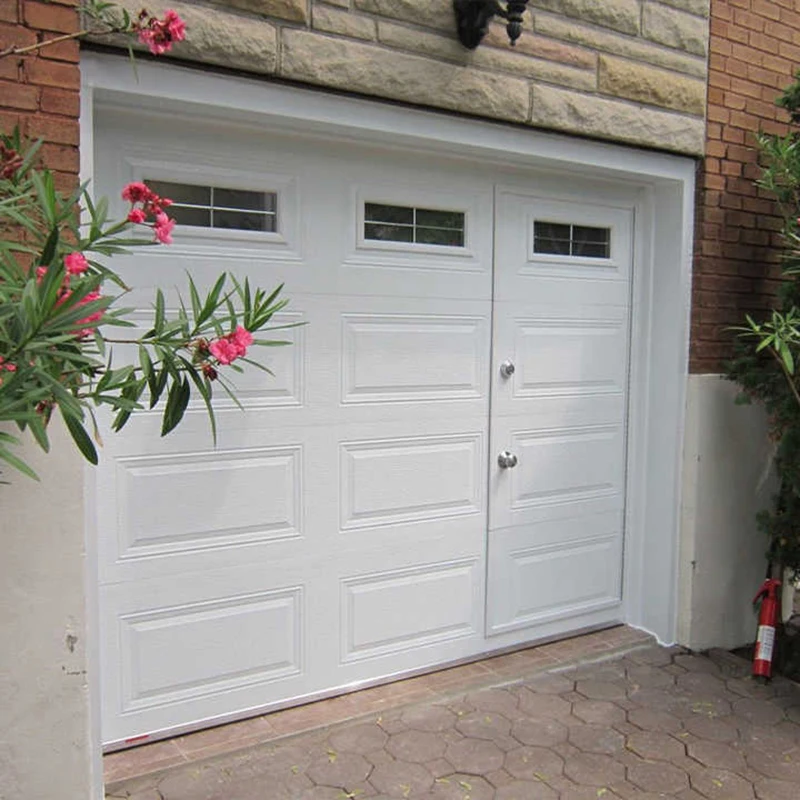Automatic Aluminum Sectional Overhead Garage Doors for Modern Villas Galvanized Steel Sheet Garage Doors