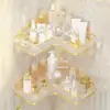 Bathroom Storage Rack Durable Convenient Space-saving Corner Shower Rack Easy To Clean Metal Scratch-resistant Bathroom Shelf 3