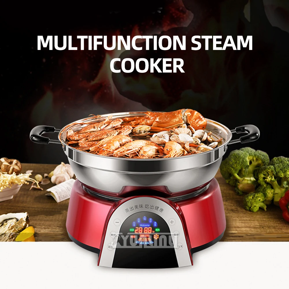 Household Steam Cooker Kitchen Electric Steamer Hot Pot Automatic Steam Pot Cocina Al Vapor