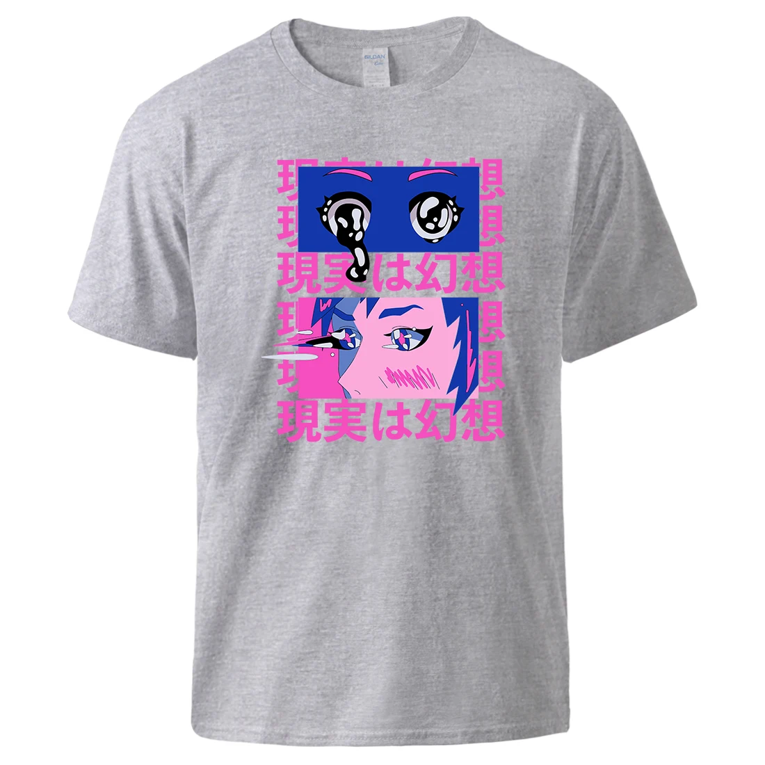 

Between Reality And Fantasy Printing Mens Tee Shirts Cotton Breathable T Shirtclassic Aesthetic Clothing Casual Novelty Tshirts