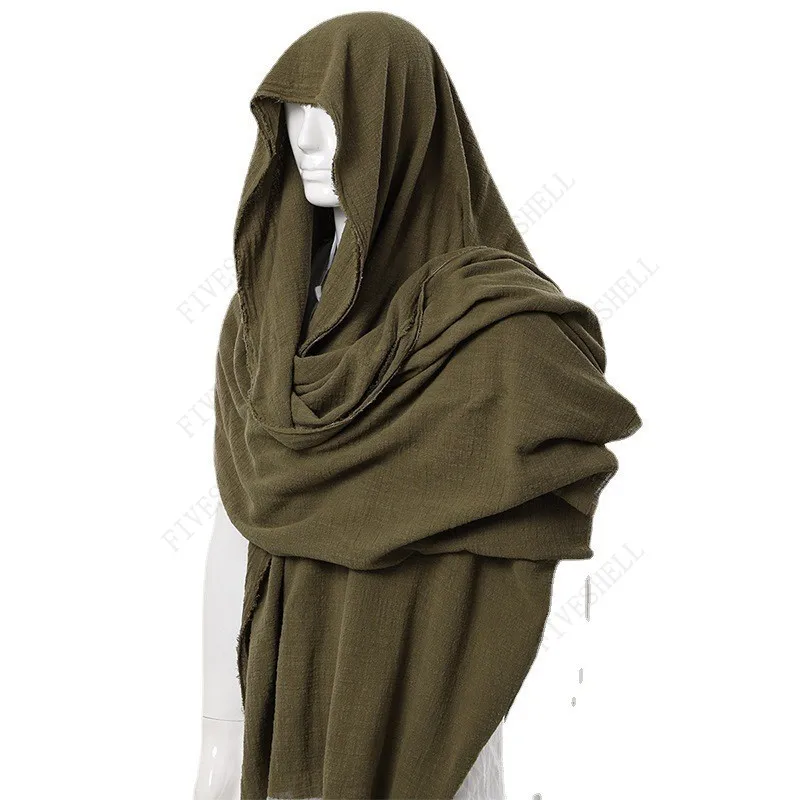 Vintage Pirate Scarf Medieval Hood Cloak Halloween Cosplay Middle Ages Mittelalter Shoulder Cowl