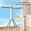 Thickened Foldable Clothes Hanger Rotary Floor Standing Clothes Drying Rack for Balcony Bathroom Space Saving Clothes Organizer 3