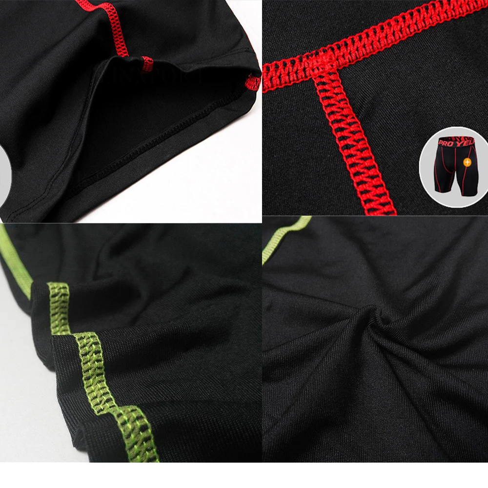 Running Shorts Bodybuilding Sweatpants for Men Dumbbells Underpants High Waist Leggings Male Compression Trousers ropa deportiva