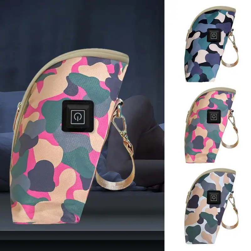 Baby Bottle Warmer Portable Baby Bottle Thermal Bag USB Insulated Bag For Nursing Milk Bottle 3 Level Heat Adjustment For Travel