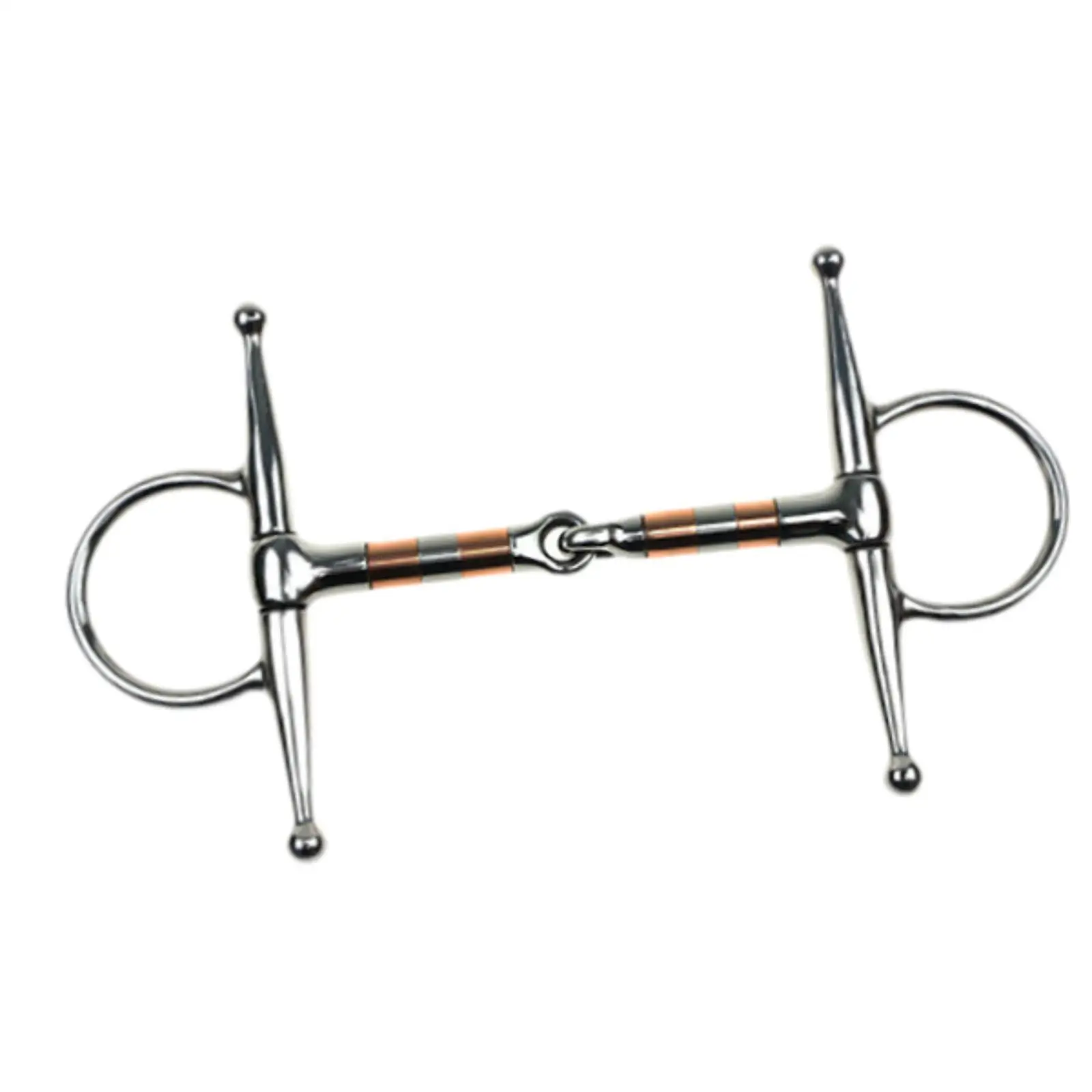 Horse Bit Stallion Training Bit Sturdy H Shape Horse Chewing Training Bit Horse Snaffle Horse Riding Snaffle for Equestrian 4