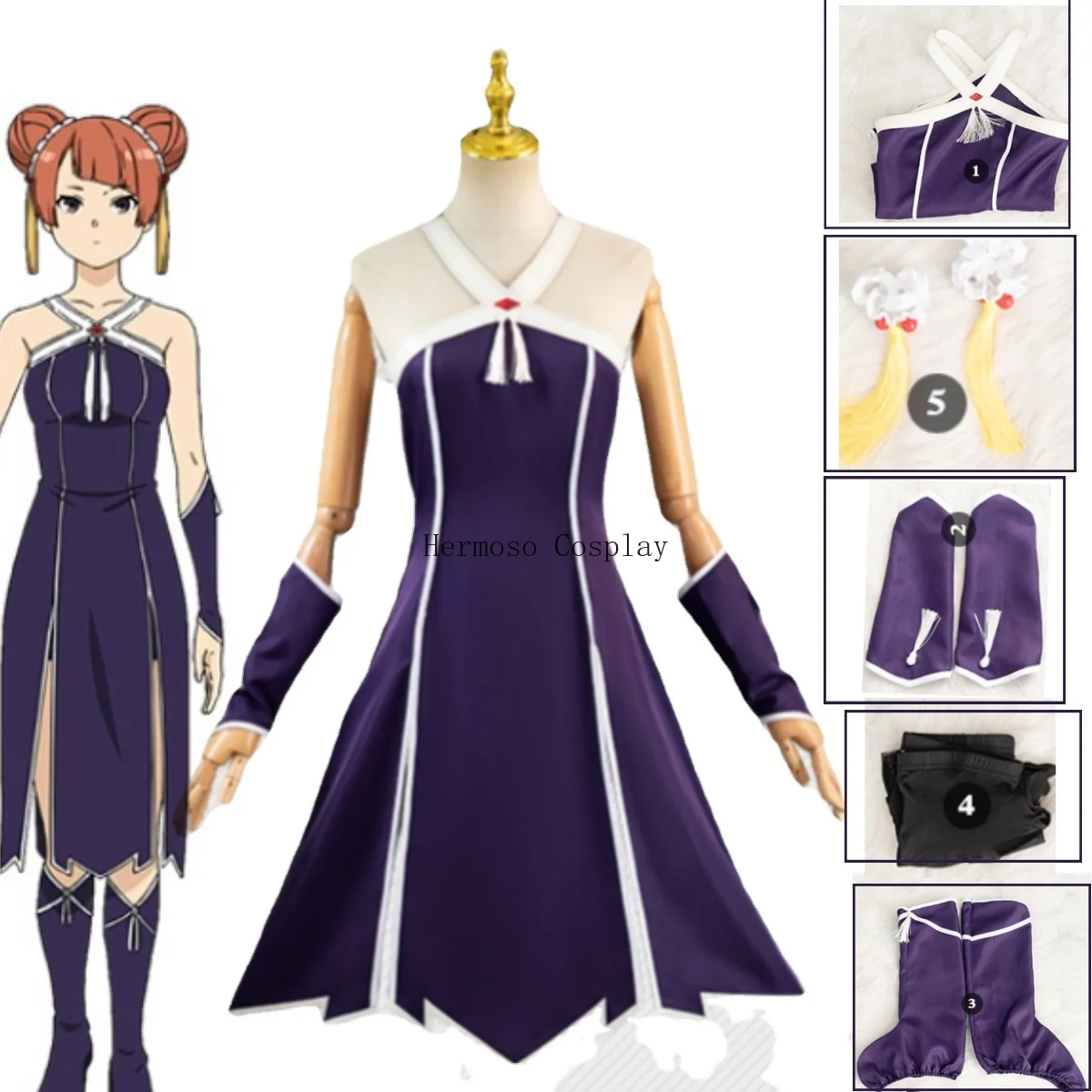 

New Listing Anime Frieren Beyond Journey's End COSPLAY Dress Uniform Raoffh Cosplay Costume Purim Event Outfit Birthday Gift