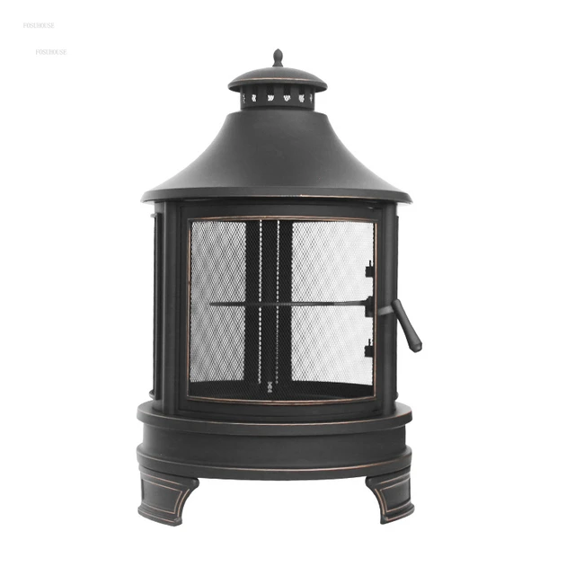 Kültéri Kerti Barbecue Tűzhely Teraszfűtők Háztartási Beltéri Tűzifa Faszén Grill Fűtő Kályha Tábor Fűtés - Image 2