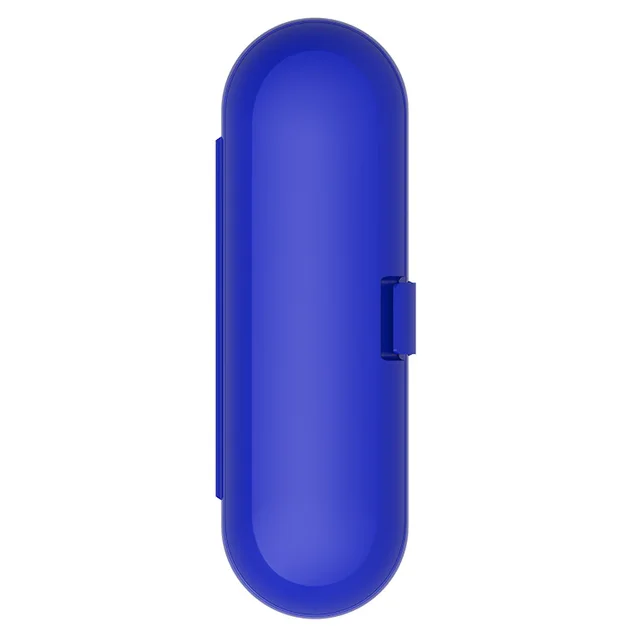 Portable Travel Electric Toothbrush Case Fit for Braun Oral Storage Box Tooth Brush Cover Holder Hiking Camping Organizers Navy blue