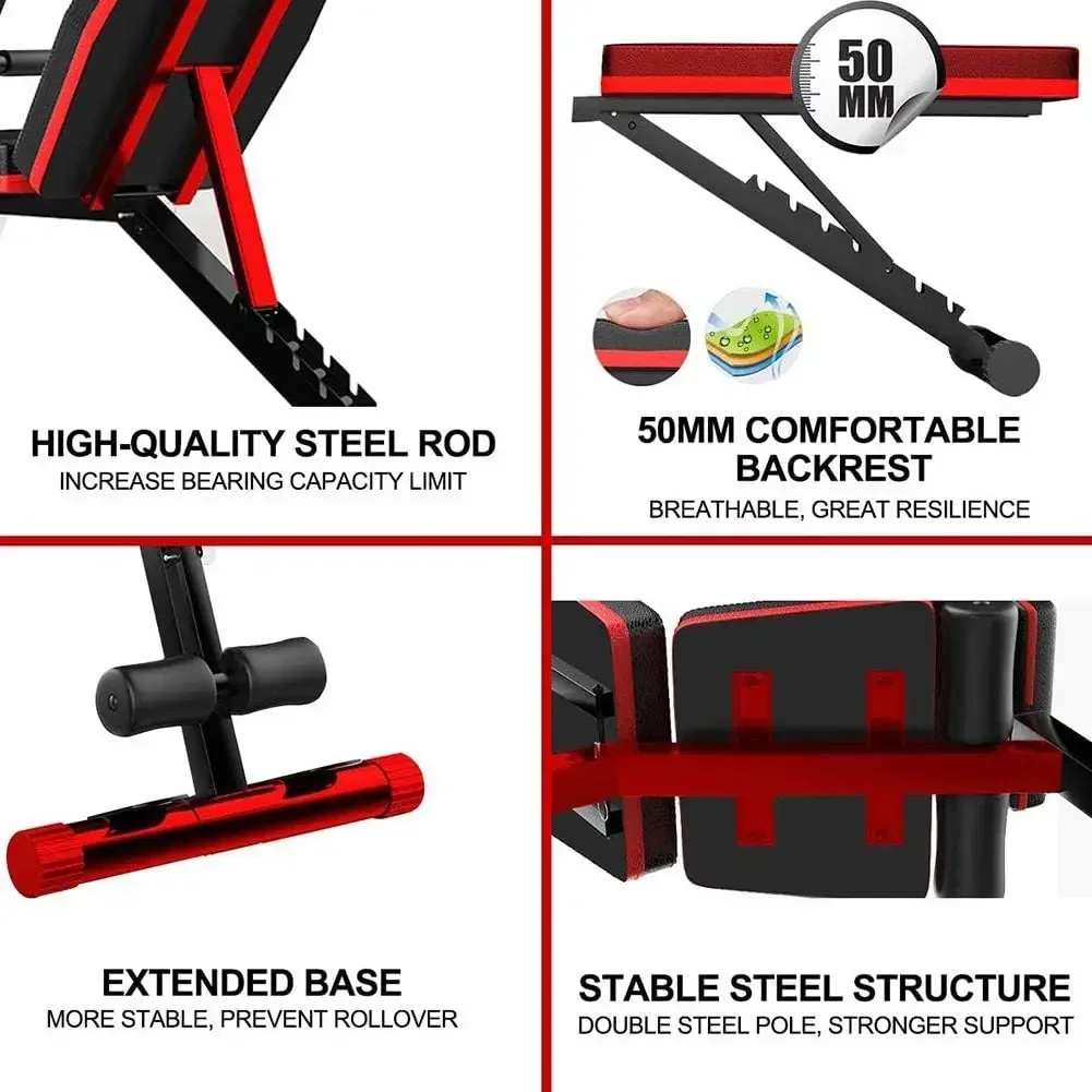Sit-up Bench High Quality Adjustable Dumbbell Sit Up Bench 150kg Adjustable Press