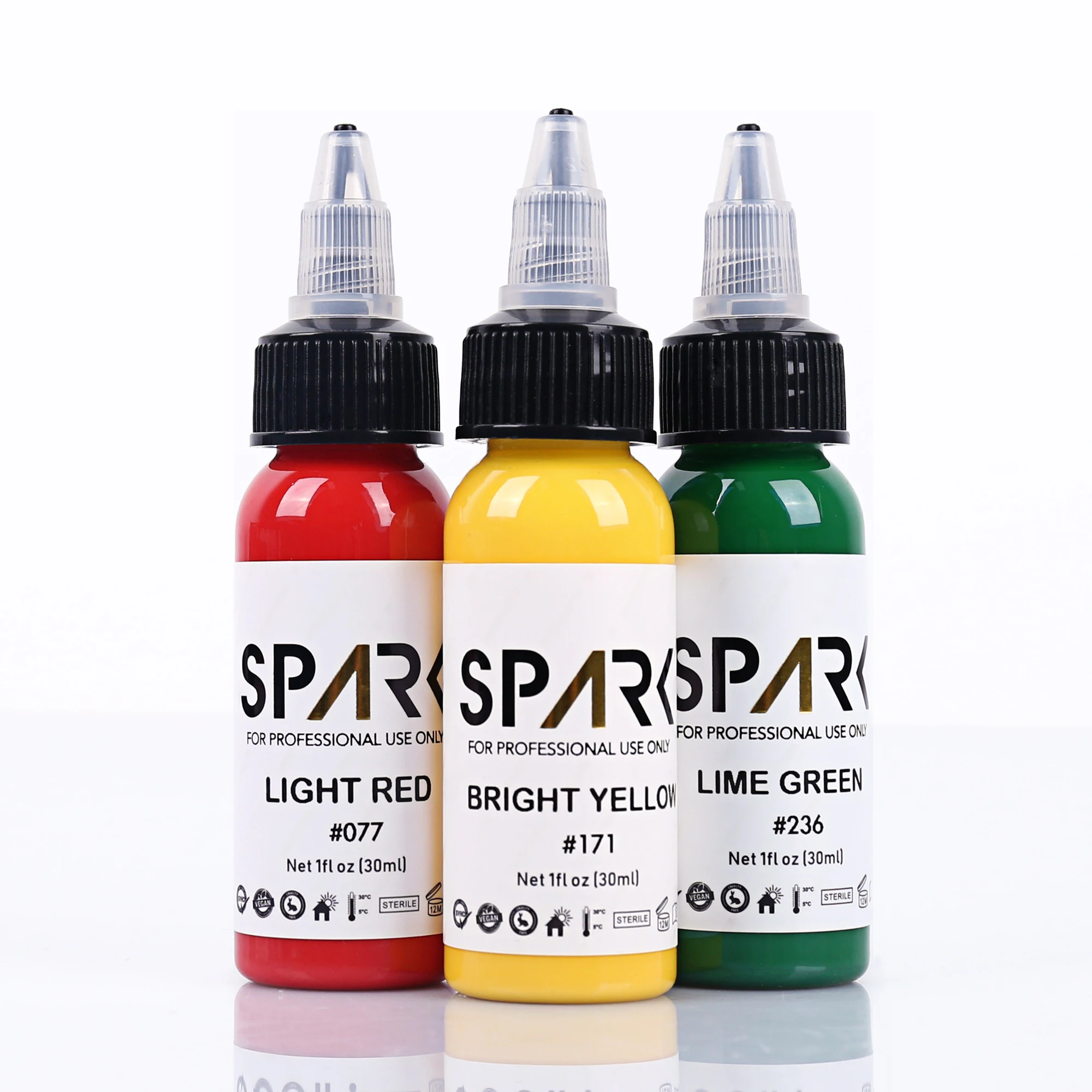 Tattoo Ink 15ml Professional Permanent Makeup Body Microblading Easy Coloring for Spark