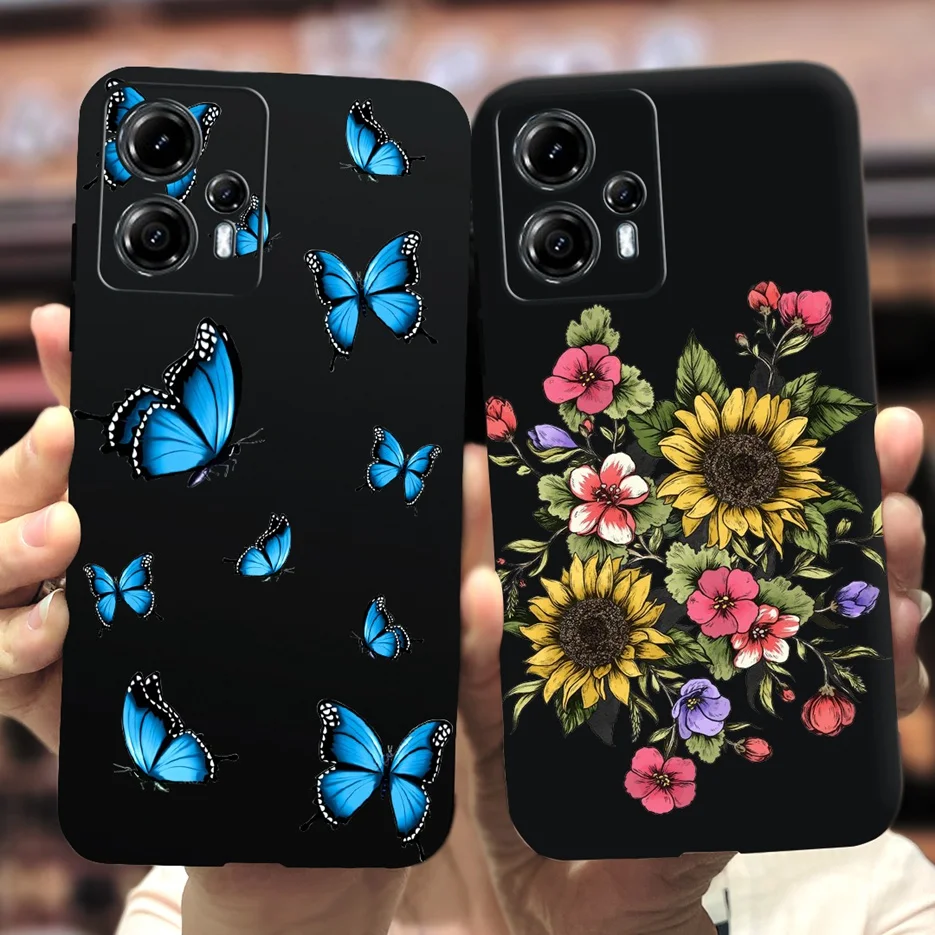 Stylish Sunflower Cartoon Girls Soft TPU Phone Case