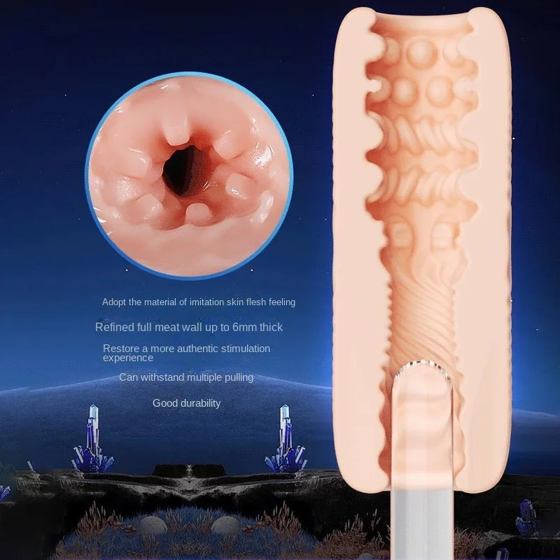 Male Masturbator Cup Portable Soft Vagina Anal Masturbator Adult Penis Trainer Exercise Sex Toys Adult Products for Men male masturbator
