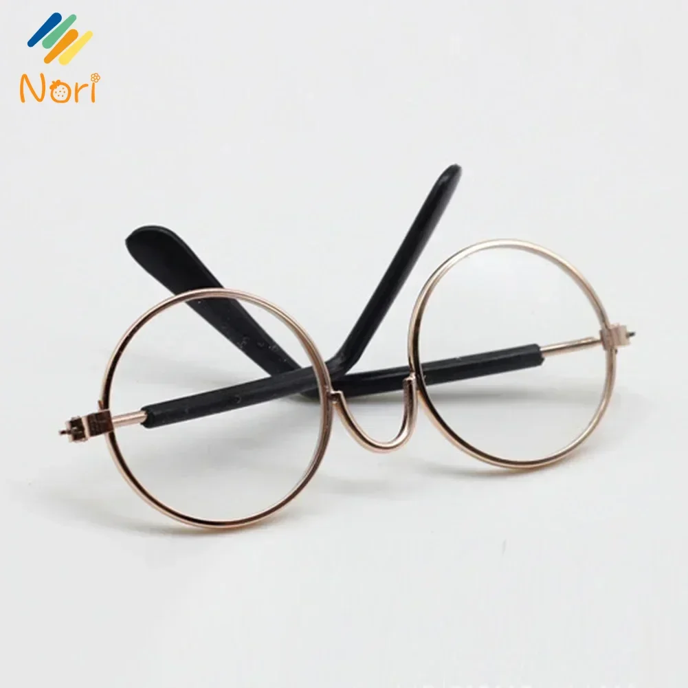 Nori 7-8cm Round Frame Glasses – Multi-Color Sunglasses for 17cm Labubu BJD Dolls, Stylish Toy Accessories 5