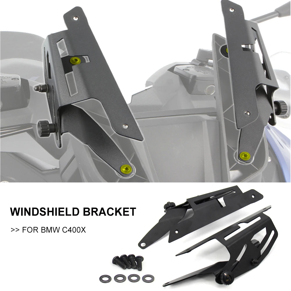 

C 400 X Windshield Support Holder Windscreen Strengthen Bracket Kits adjustable stand for BMW C400X C400 X Windscreen Bracket