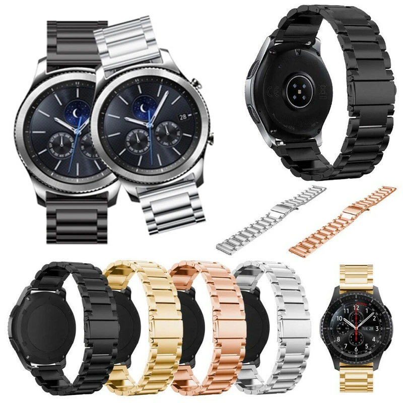 Stainless Steel Strap For Asus Vivowatch Zenwatch 2 LG W100 W110 W150 Garmin Fenix Chronos Solid Color Metal Durable Watch Band