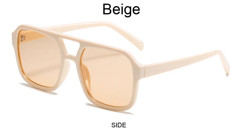 Vintage Marke Designer Quadrat Sonnenbrille Frau Mode Retro Candy Farben Spiegel Sonnenbrille Weibliche Schwarz Shades Oculos De Sol – Detail 12