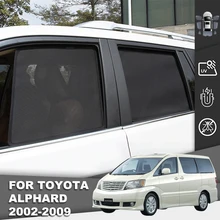 

For Toyota ALPHARD 2002 2003 2004 2005 2006 2007 2008 Magnet Car Sunshade Front Windshield Mesh Curtain Side Window Sun Shade