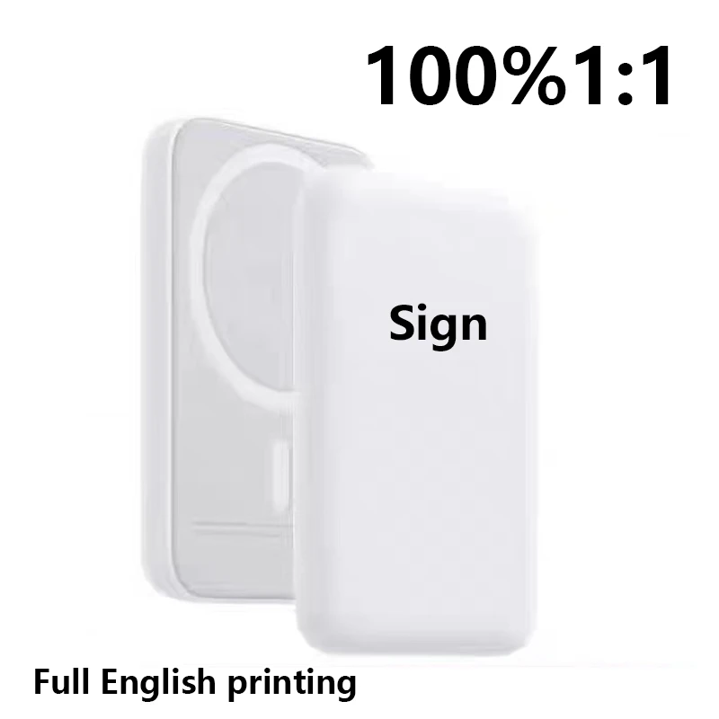1:1 5000mAh Portable Magnetic Wireless Power Bank Mobile Phone External battery pack For iphone 13 12 13Pro Max 12Pro Max 12Mini powerbank 30000