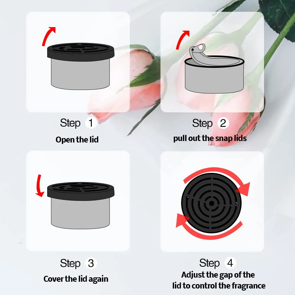 Car Air Fresheners: lemon Scent | Organic Cans | Odor Eliminator Essential | Long-Lasting | Strong Fragrance | For Home Closet 4