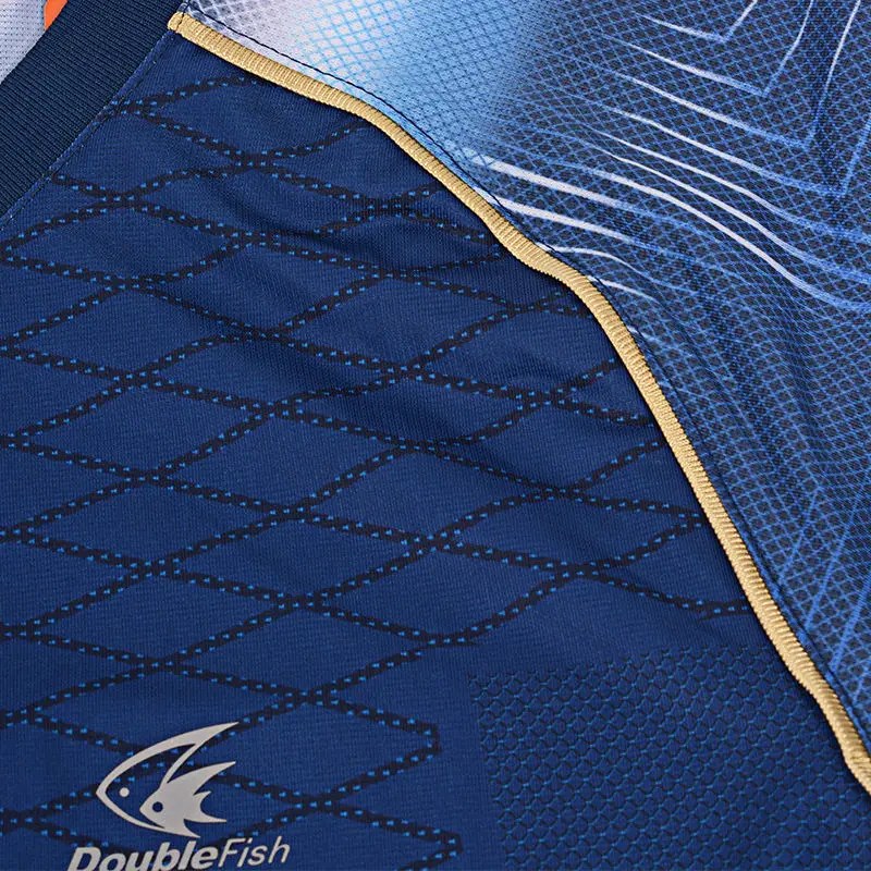 DOUBLE FISH Table Tennis Competition Training Uniform Quick Drying and Breathable sport t shirt badminton table tennis clothes set