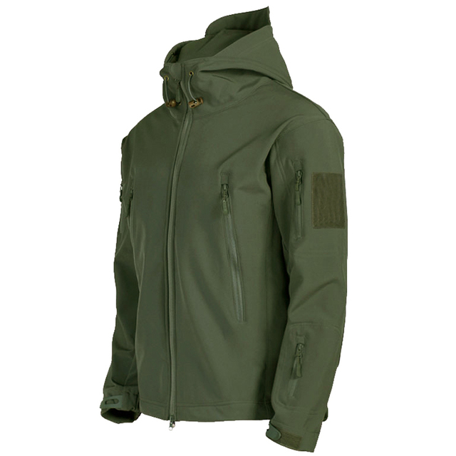 Shark Skin Soft Shell Jackets Men Tactical Windproof Waterproof jacket men Army Combat Jackets Mens Hooded Bomber Coats