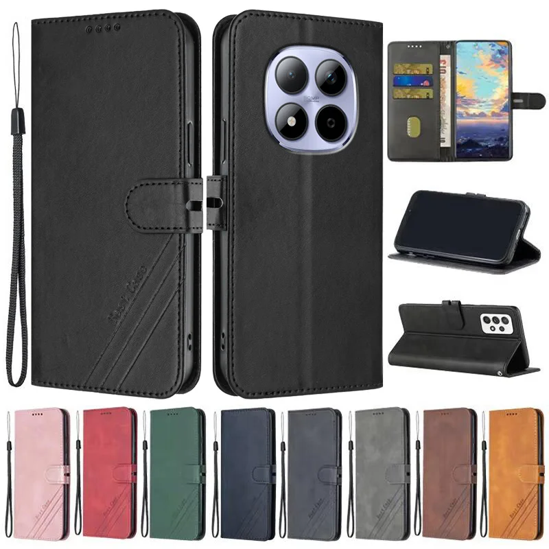 Leather Flip Magnetic Wallet Phone Case Cover