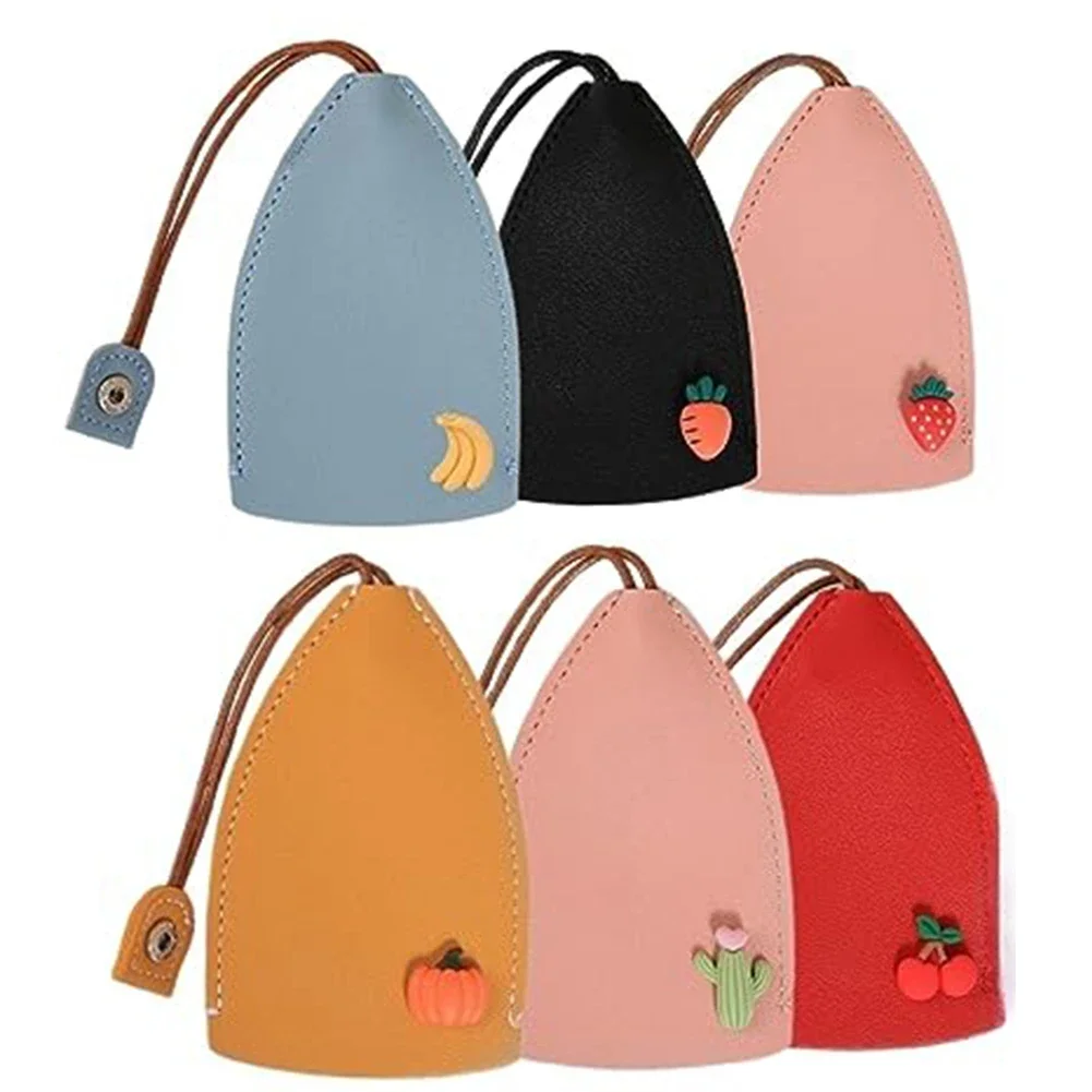 Creative Pull-Out Key Case Cover Leather Large-Capacity Key Sleeve Keychain Bag Not-Easy Slip Car Case Cover key case key case cover