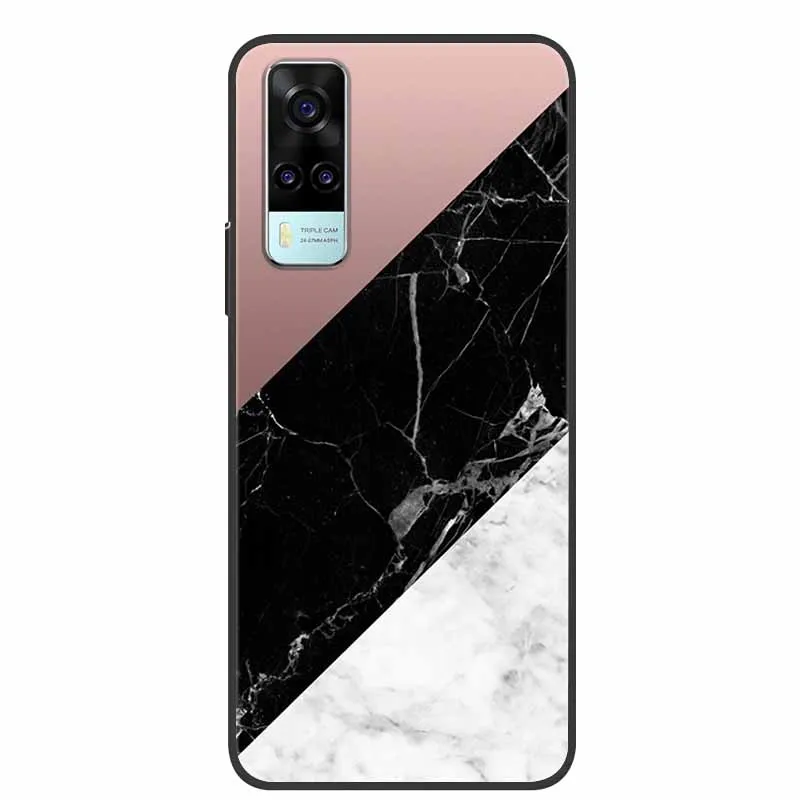 Marble Soft TPU Silicone Phone Cover - Protective Back Case Coque