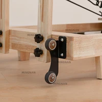 Folding Pilates Reformers machine Yoga studio Training gym Fitness oak wood Foldable Pilates bed home use pilates equipment 6