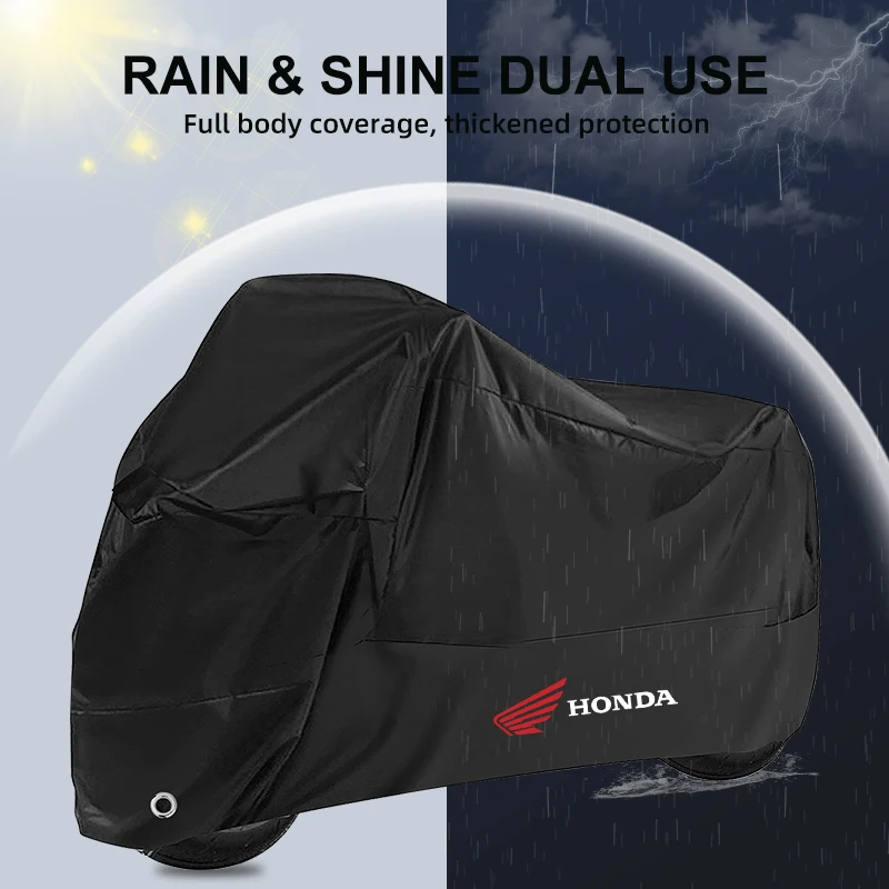 Motorcycle Cover Waterproof Dustproof UV Protective Outdoor