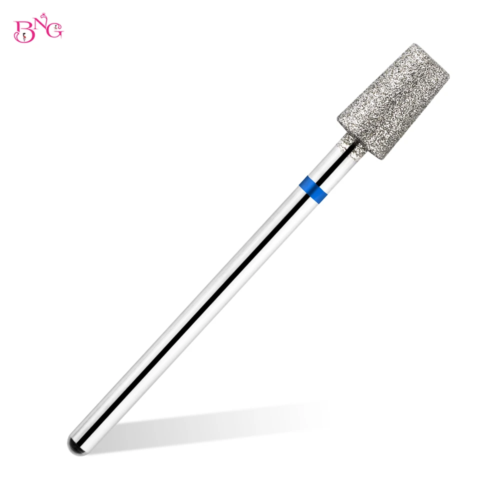 

BNG Medium Diamond Nail Drill Bits Russian Cuticle Bit Electric Manicure Drill Rotary Burr Mills Nails Accessories Tool