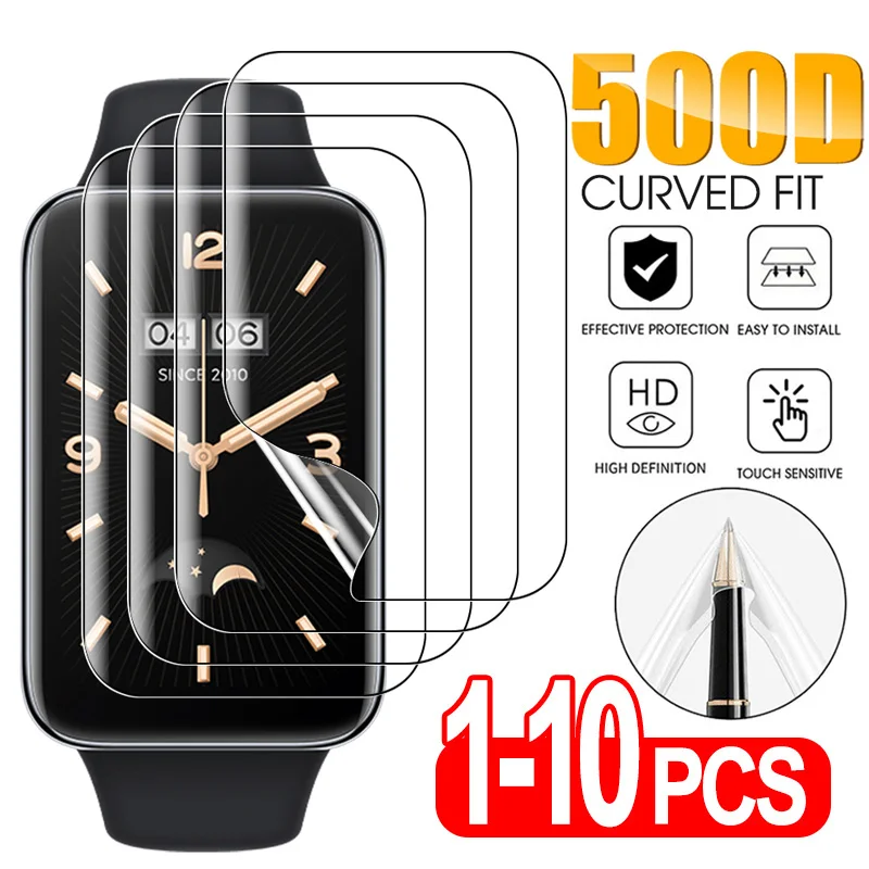 

Screen Protector for Xiaomi Mi Band 7 NFC 7Pro 6 5 Soft Hydrogel Film Protective Film for Mi Band 7 6 5 SmartWatch Covers