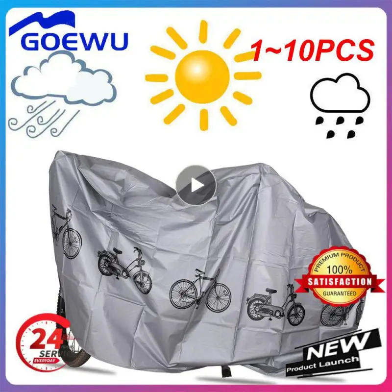 

1~10PCS Outdoor UV Protector MTB Bike Case Motorcycle Covers Tarpaulin Cover Cloth Waterproof Rain Case Tent