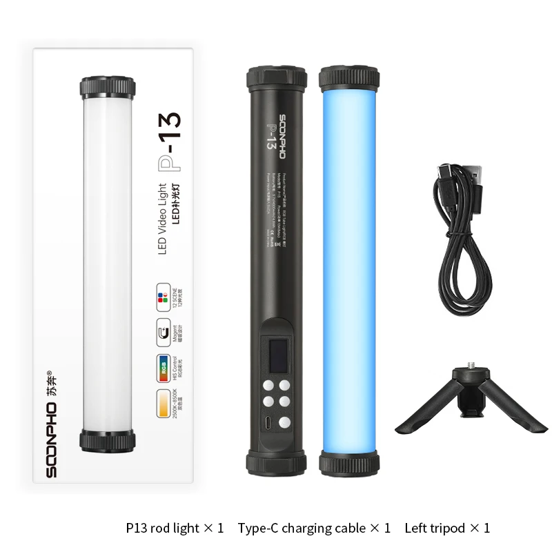 中古】(未使用・未開封品)Soonpho P20 ledスティックライト rgbビデオ